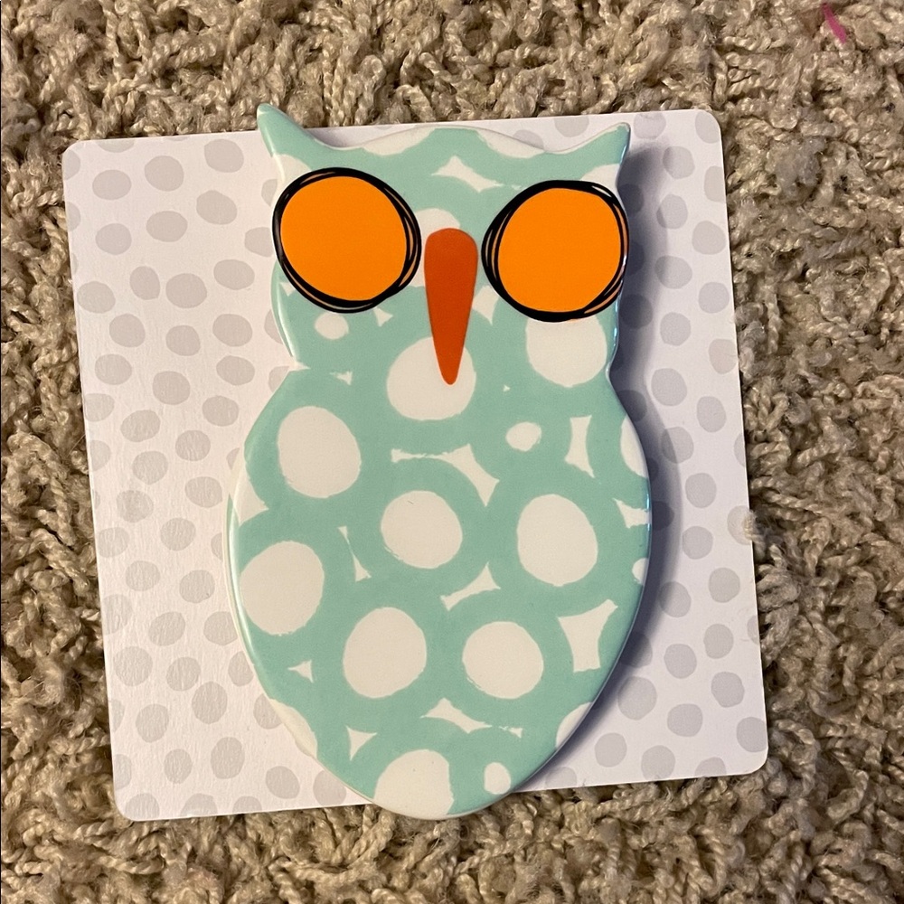 Coton Colors Owl mini attachment with Orange and Mint